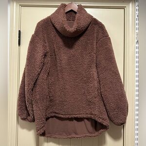 Lululemon fleece brown pullover